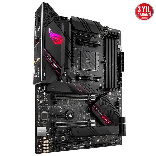 Asus ROG Strix B550-E Gaming AMD B550 Soket AM4 DDR4 4600(OC)MHz ATX Gaming (Oyuncu) Anakart
