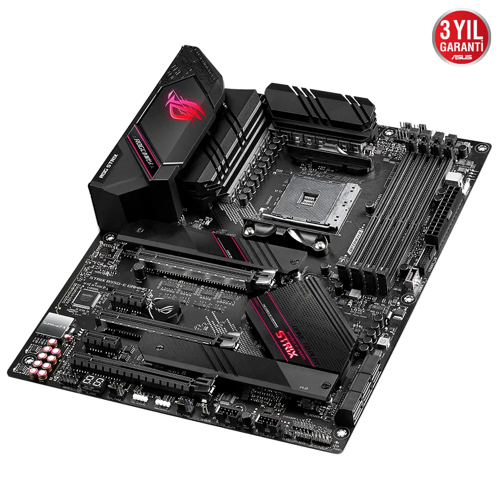 Asus ROG Strix B550-E Gaming AMD B550 Soket AM4 DDR4 4600(OC)MHz ATX Gaming (Oyuncu) Anakart