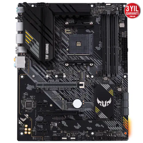 Asus TUF Gaming B550-Plus AMD B550 Soket AM4 DDR4 4800(OC)MHz ATX Gaming (Oyuncu) Anakart