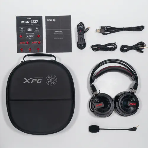 XPG Precog 7.1 Surround Mikrofonlu Siyah Kablolu Gaming Kulaklık