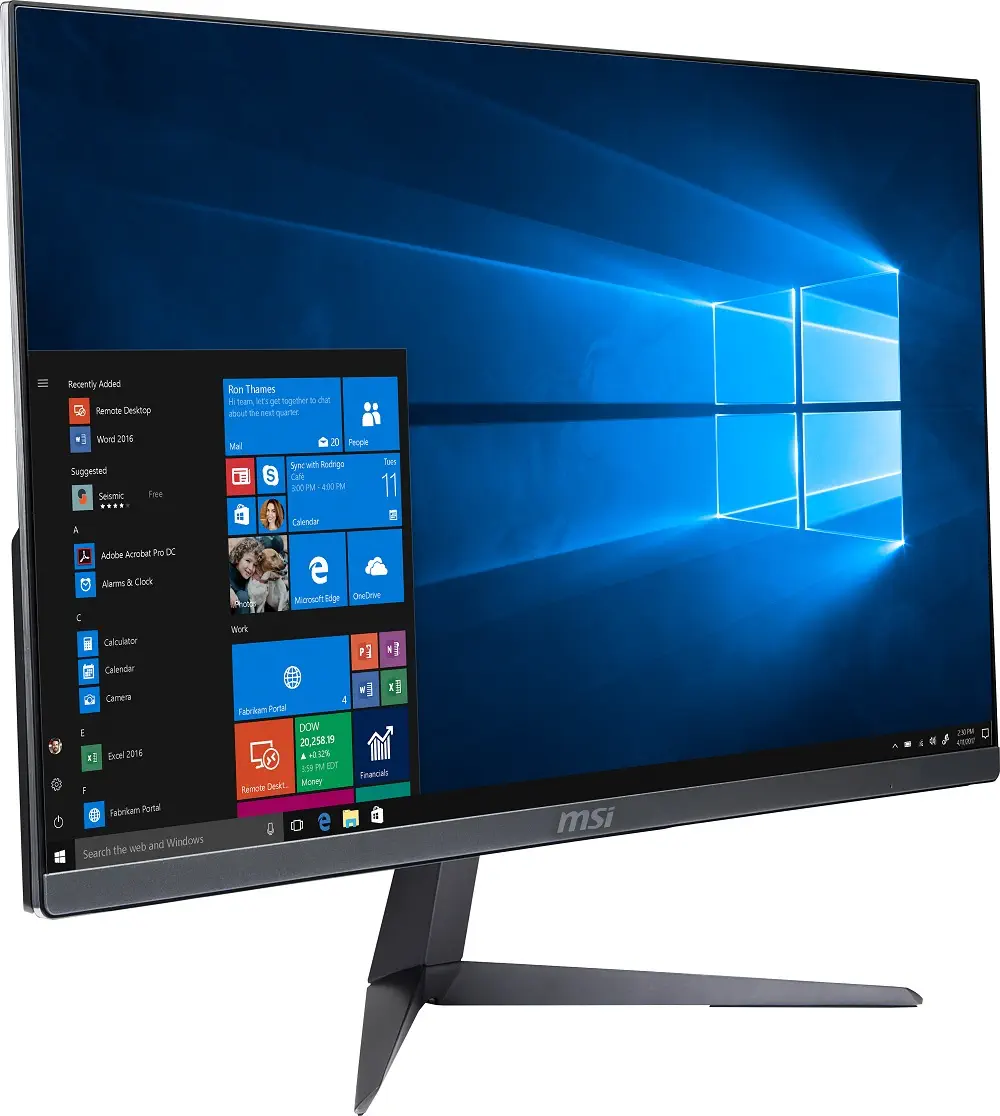MSI Pro 24X 10M-042EU Intel Core i5-10210U 8GB 512GB SSD 23.8″ Full HD Win10 Home All In One PC