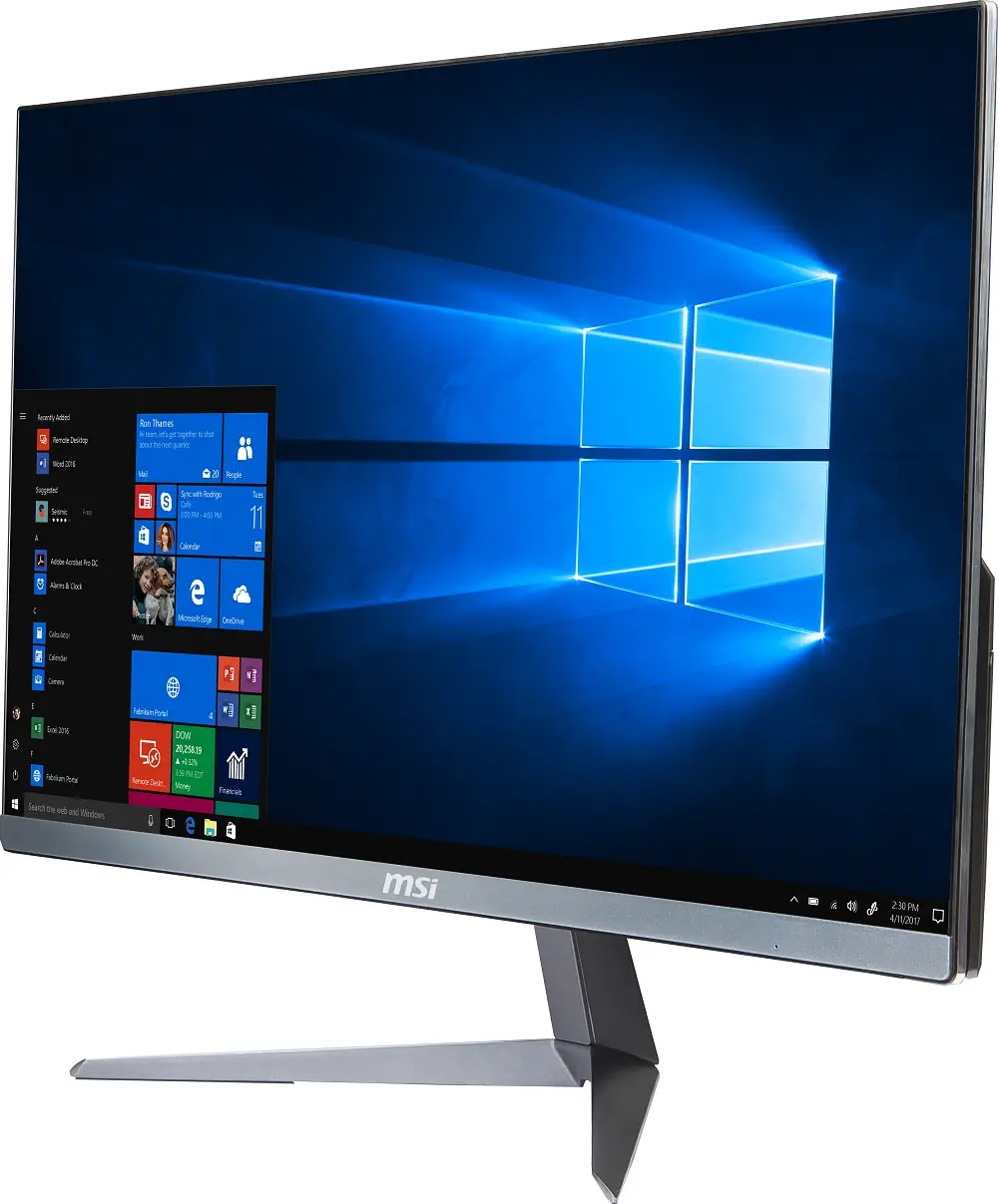 MSI Pro 24X 10M-042EU Intel Core i5-10210U 8GB 512GB SSD 23.8″ Full HD Win10 Home All In One PC