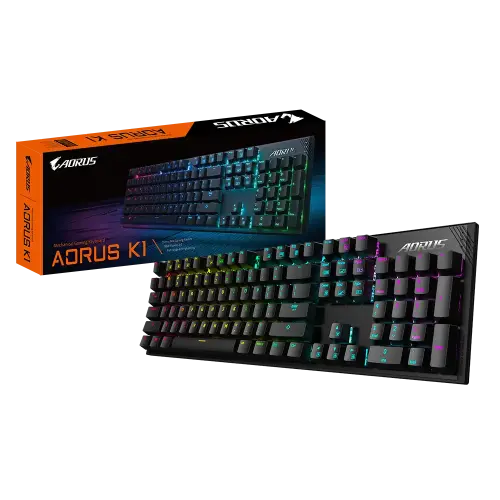 Gigabyte Aorus K1 Cherry MX Red Switch Mekanik Gaming (Oyuncu) Klavye