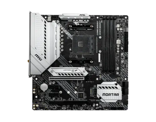 MSI MAG B550M MORTAR WIFI AMD B550 Soket AM4 DDR4 4400(OC)Mhz mATX Gaming (Oyuncu) Anakart