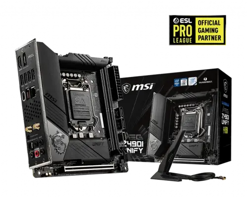 MSI MEG Z490I UNIFY Intel Z490 Soket 1200 DDR4 5000(OC)MHz Mini-ITX Gaming (Oyuncu) Anakart