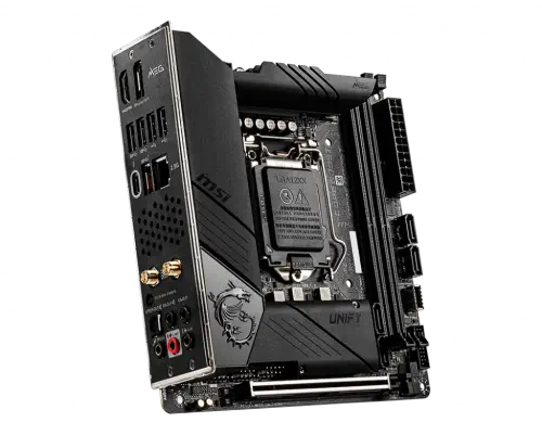 MSI MEG Z490I UNIFY Intel Z490 Soket 1200 DDR4 5000(OC)MHz Mini-ITX Gaming (Oyuncu) Anakart