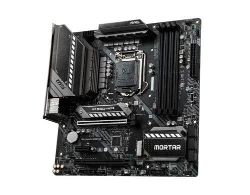 MSI MAG B460M MORTAR Intel B460 Soket 1200 DDR4 2933MHz mATX Gaming (Oyuncu) Anakart
