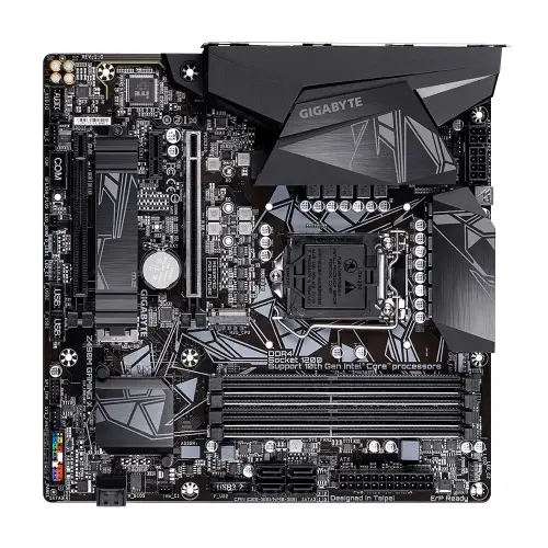 Gigabyte Z490M GAMING X Intel Z490 Soket 1200 DDR4 4400(OC)MHz mATX Gaming (Oyuncu) Anakart