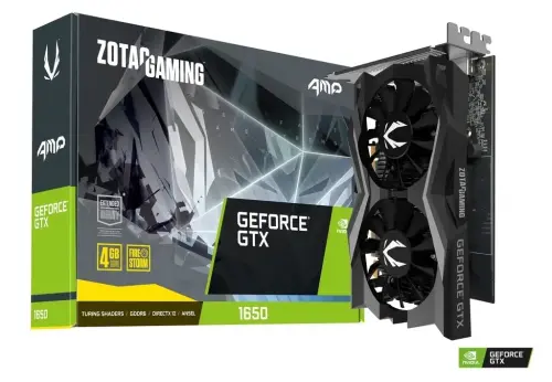 Zotac Gaming GeForce GTX 1650 AMP ZT-T16520D-10L 4GB GDDR6 128Bit DX12 Gaming (Oyuncu) Ekran Kartı