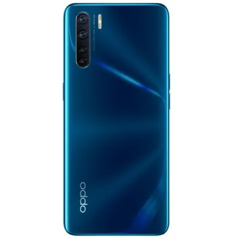 OPPO A91 128GB Mavi Cep Telefonu - Distribütör Garantili