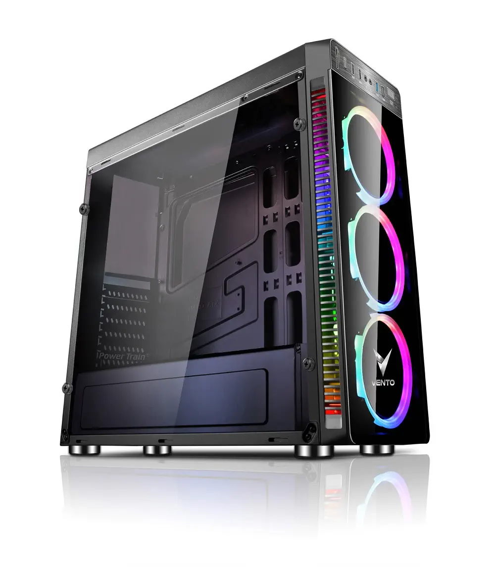 Asus Vento VG05F+ 700W 80 Plus Dahili PSU`lu USB 3.0 Pencereli ATX Mid-Tower Gaming (Oyuncu) Kasa