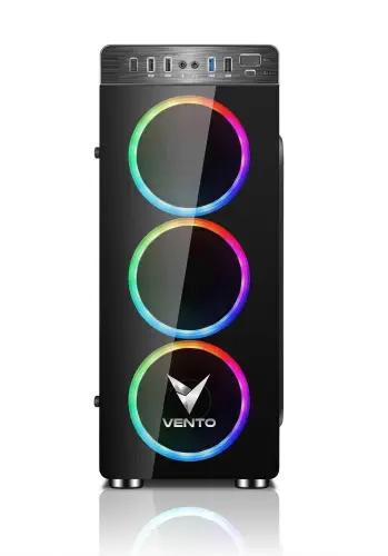 Asus Vento VG05F+ 700W 80 Plus Dahili PSU`lu USB 3.0 Pencereli ATX Mid-Tower Gaming (Oyuncu) Kasa