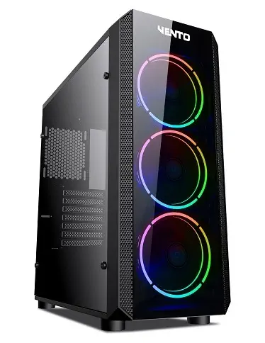 Vento VG04F+ 700W 80 Plus Dahili PSU`lu ATX Mid-Tower Gaming (Oyuncu) Kasa