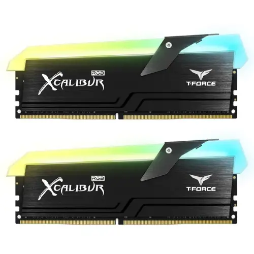 Team T-Force Xcalibur RGB 16GB (2x8GB) DDR4 4000MHz CL18 Siyah Gaming Ram - TF5D416G4000HC18EDC01