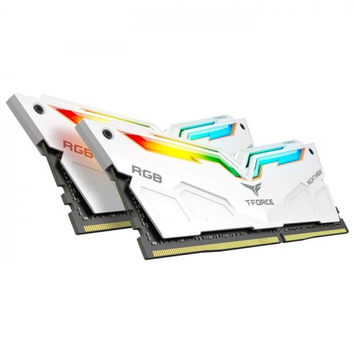 Team T-Force Night Hawk RGB 16GB (2x8GB) DDR4 3600MHz CL18 Beyaz Gaming Ram