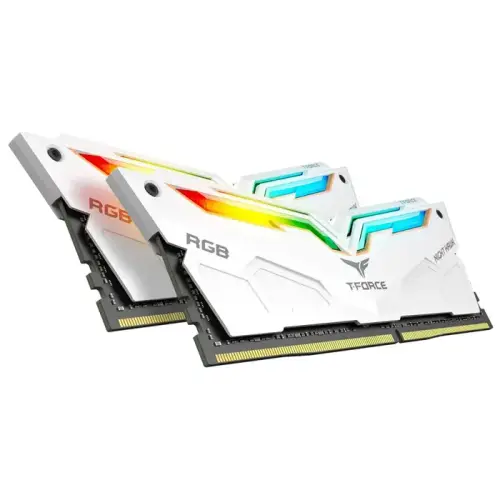 Team T-Force Night Hawk RGB 16GB (2x8GB) DDR4 3600MHz CL18 Beyaz Gaming Ram