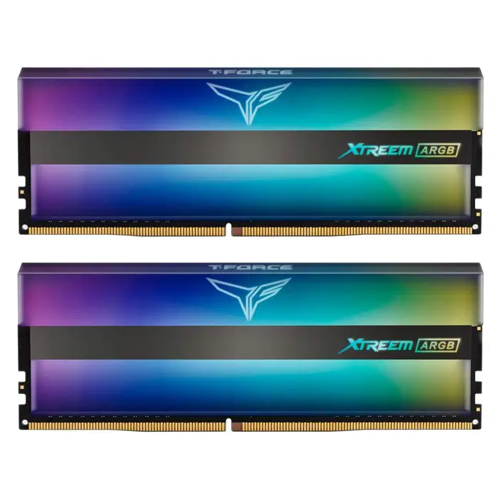 Team T-Force Xtreem ARGB 16GB (2x8GB) 3200MHz CL16 DDR4 Gaming Ram (TF10D416G3200HC16CDC01)