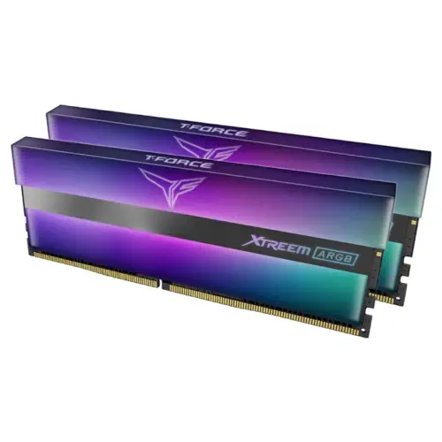 Team T-Force Xtreem ARGB 16GB (2x8GB) 3200MHz CL16 DDR4 Gaming Ram (TF10D416G3200HC16CDC01)