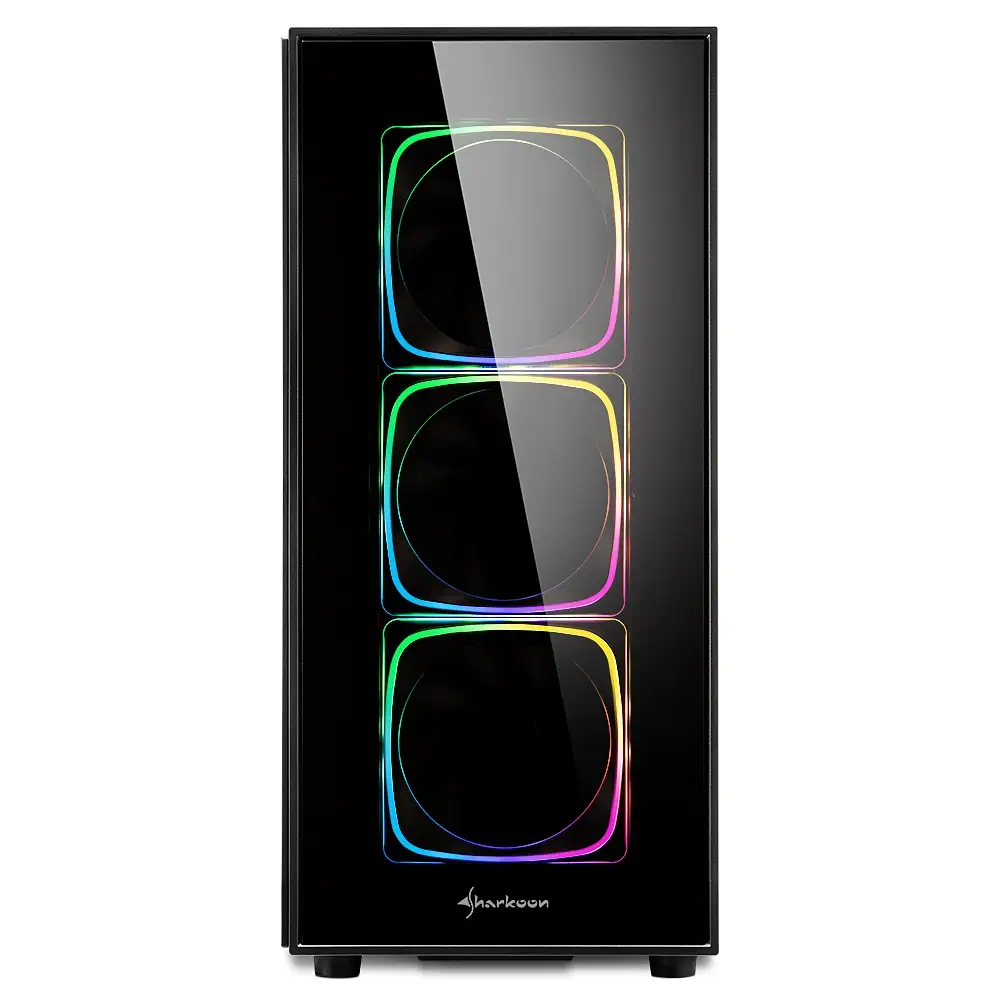 Sharkoon TG6-RGB USB 3.0 Temperli Cam ATX Mid-Tower Gaming (Oyuncu) Kasa