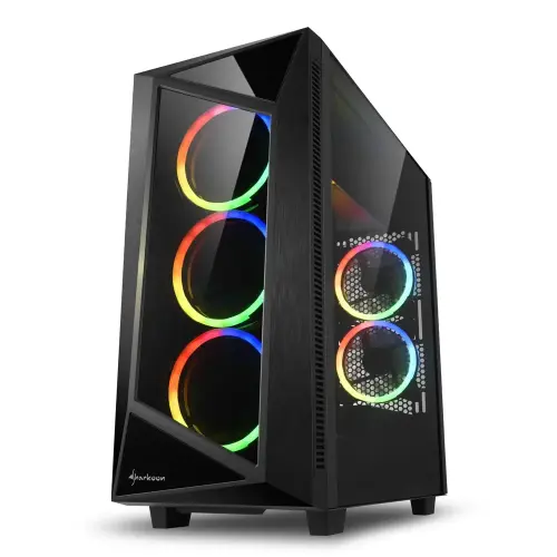 Sharkoon REV200 RGB USB 3.0 Temperli Cam ATX Mid-Tower Gaming (Oyuncu) Kasa