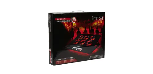 Inca INC-601GMS 6 Led Fanlı USB 2.0 7″-17″ Notebook Soğutucu