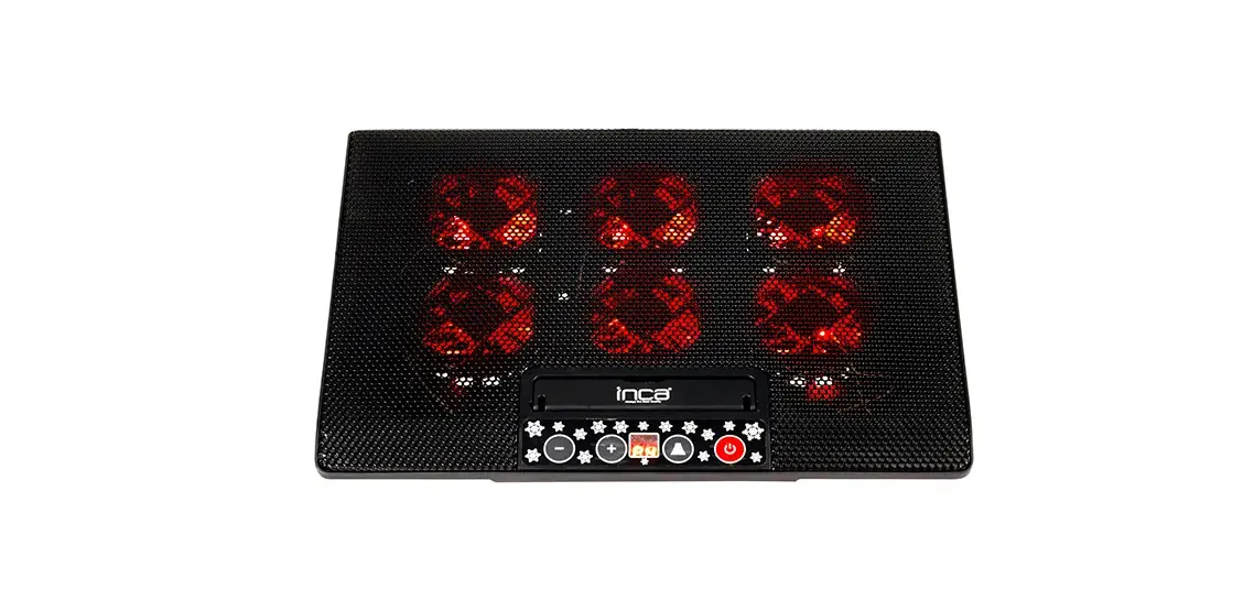 Inca INC-601GMS 6 Led Fanlı USB 2.0 7″-17″ Notebook Soğutucu