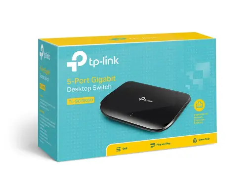 Tp-Link TL-SG1005D 5 Port 10/100/1000 GBit Switch