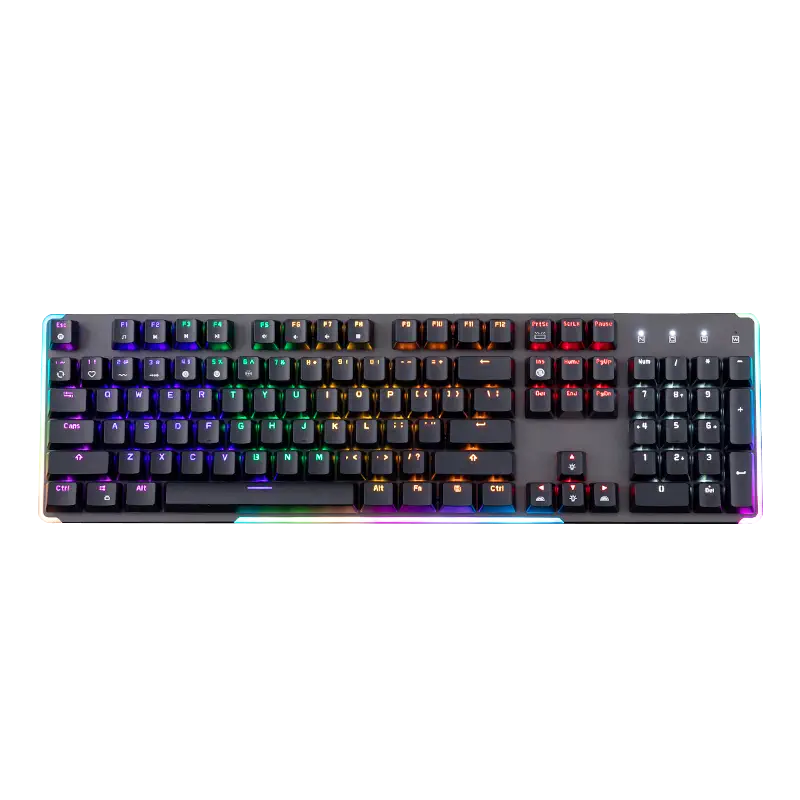 James Donkey 610R Rainbow Aydınlatmalı RGB Siyah/Turuncu Switch Gaming Mekanik Klavye