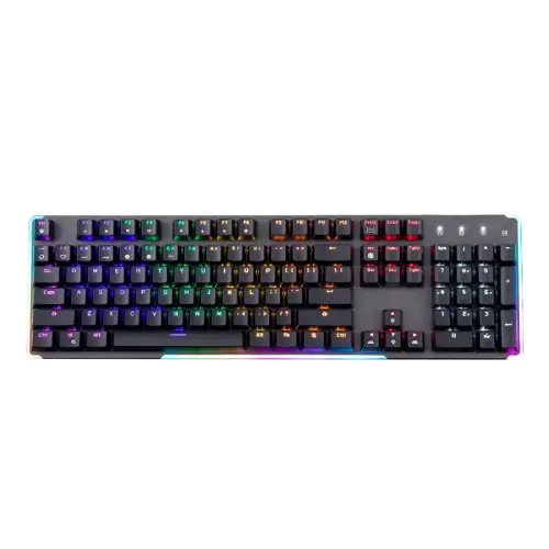 James Donkey 610R Rainbow Aydınlatmalı RGB Edge Siyah/Turuncu Switch Gaming Mekanik Klavye