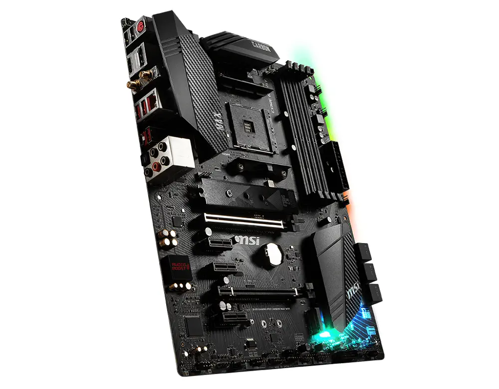 MSI B450 Gaming Pro Carbon Max WIFI AMD B450 Soket AM4 DDR4 4133(OC)MHz ATX Gaming Anakart