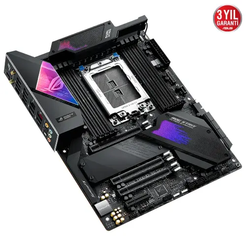 Asus ROG STRIX TRX40-XE GAMING AMD TRX40 Soket sTRX4 DDR4 4666(O.C)Mhz ATX Gaming (Oyuncu) Anakart 