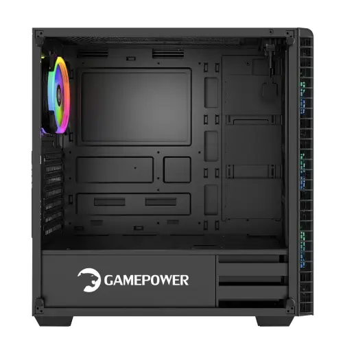 GamePower Horizon Gaming MESH Panel 650W 80+ Bronze Dahili PSU 4*120mm RGB Fan RGB Kontrolcü ve Uzaktan Kumanda