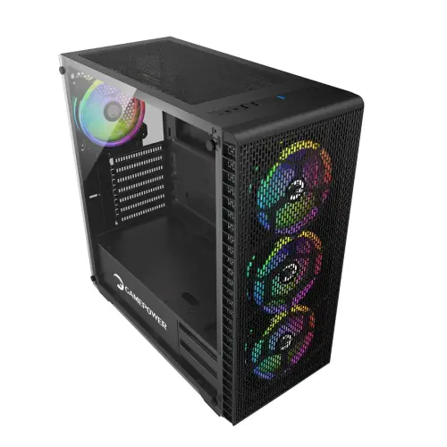 GamePower Horizon Gaming MESH Panel 500W 80+ Bronze Dahili PSU 4*120mm RGB Fan RGB Kontrolcü ve Uzaktan Kumanda