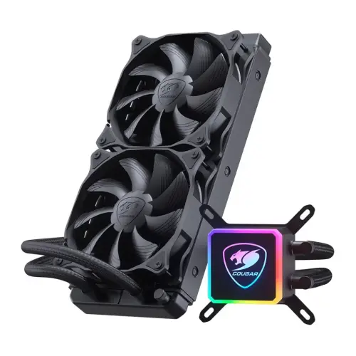 Cougar AQUA 240 CGR-AQUA-240 RGB 2 x Fan Sıvı CPU Soğutucusu