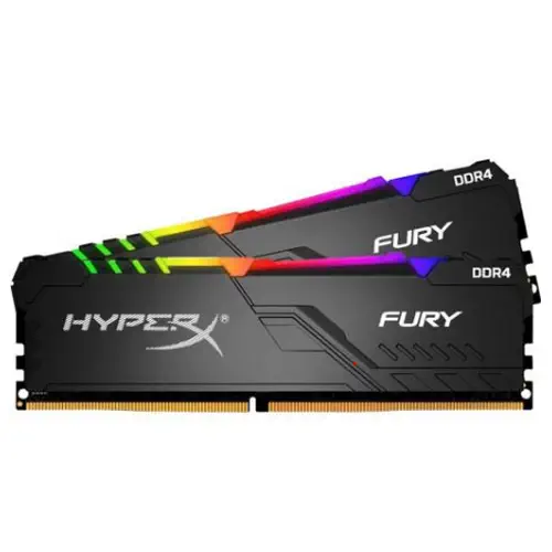 HyperX Fury RGB HX432C16FB3AK2/16 16GB (2x8GB) DDR4 3200MHz CL16 Gaming Ram (Bellek)