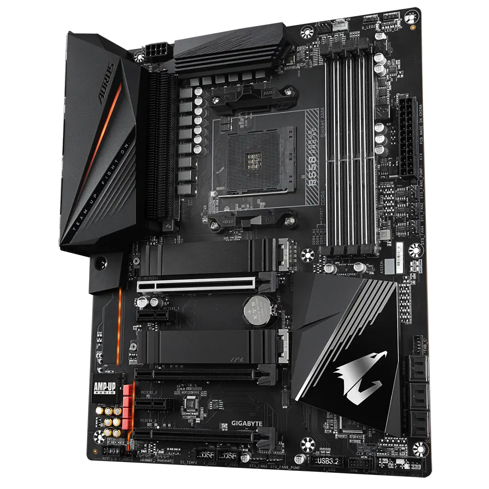 Gigabyte B550 AORUS PRO AC AMD B550 Soket AM4 DDR4 5400(OC)MHz ATX Gaming (Oyuncu) Anakart