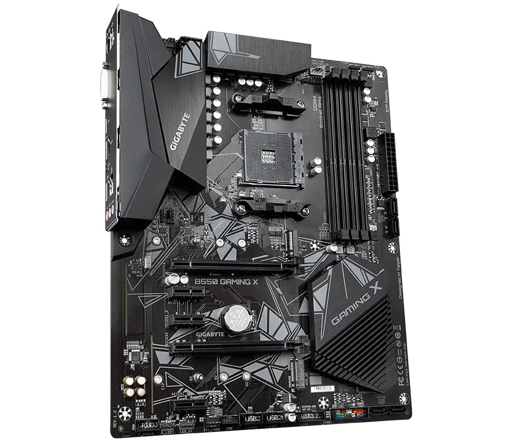 Gigabyte B550 GAMING X AMD B550 Soket AM4 DDR4 4000(O.C)Mhz ATX Gaming (Oyuncu) Anakart
