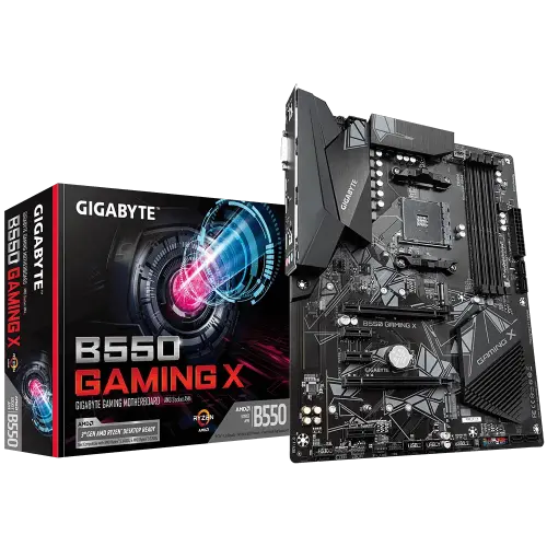 Gigabyte B550 GAMING X AMD B550 Soket AM4 DDR4 4000(O.C)Mhz ATX Gaming (Oyuncu) Anakart