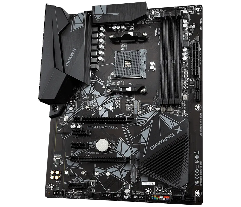 Gigabyte B550 GAMING X AMD B550 Soket AM4 DDR4 4000(O.C)Mhz ATX Gaming (Oyuncu) Anakart