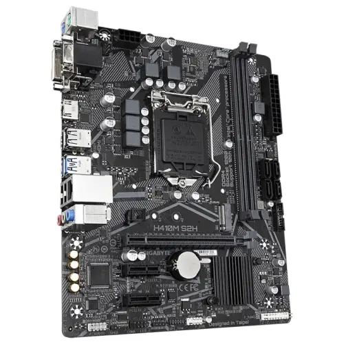 Gigabyte H410M S2H Intel H410 Soket 1200 DDR4 2933MHz mATX Gaming (Oyuncu) Anakart