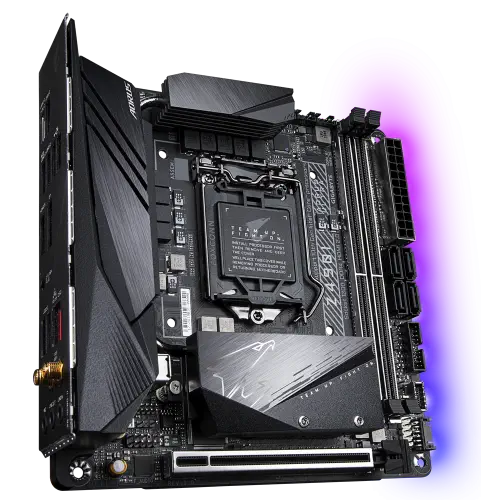 Gigabyte Z490I Aorus Ultra Intel Z490 Soket 1200 DDR4 5000(OC)MHz Mini-ITX Gaming (Oyuncu) Anakart
