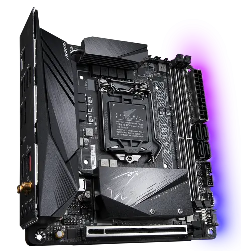 Gigabyte Z490I Aorus Ultra Intel Z490 Soket 1200 DDR4 5000(OC)MHz Mini-ITX Gaming (Oyuncu) Anakart