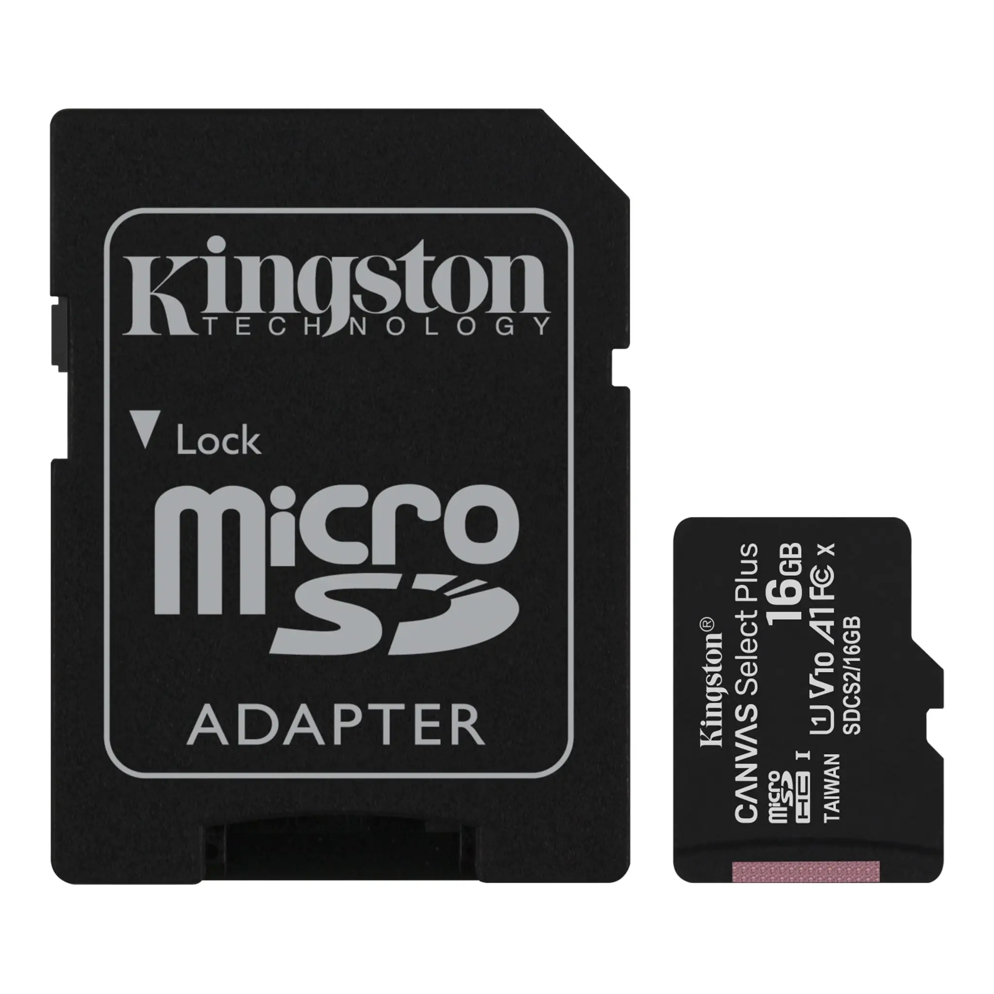 Kingston Canvas Plus 16GB SDCS2/16GB Class 10 100MB/s Okuma Hızlı MicroSD Hafıza Kartı
