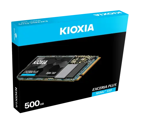 Kioxia Exceria Plus LRD10Z500GG8 500GB 3400/2500MB/sn NVMe PCIe M.2 SSD Disk