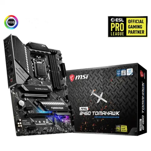 MSI MAG B460 TOMAHAWK Intel B460 Soket 1200 DDR4 2933MHz ATX Gaming (Oyuncu) Anakart