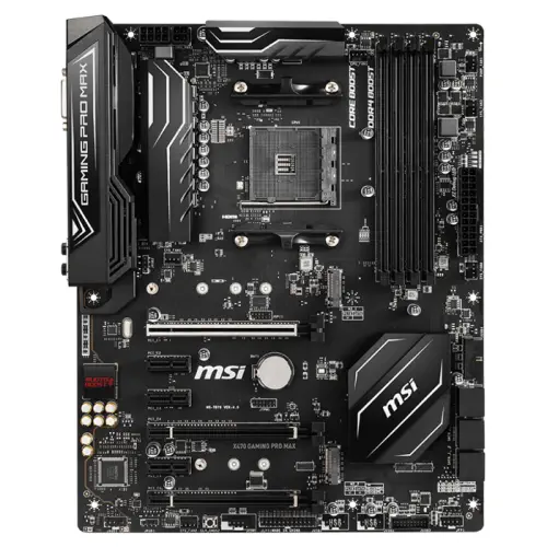 MSI X470 GAMING PRO MAX AMD X470 Soket AM4 DDR4 4133(OC)MHz ATX Gaming (Oyuncu) Anakart