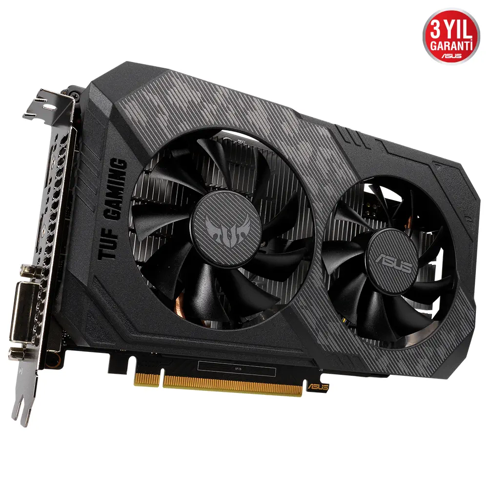 ASUS TUF-GTX1650-4GD6-GAMING GeForce GTX 1650 4GB GDDR6 128Bit DX12 Gaming (Oyuncu) Ekran Kartı