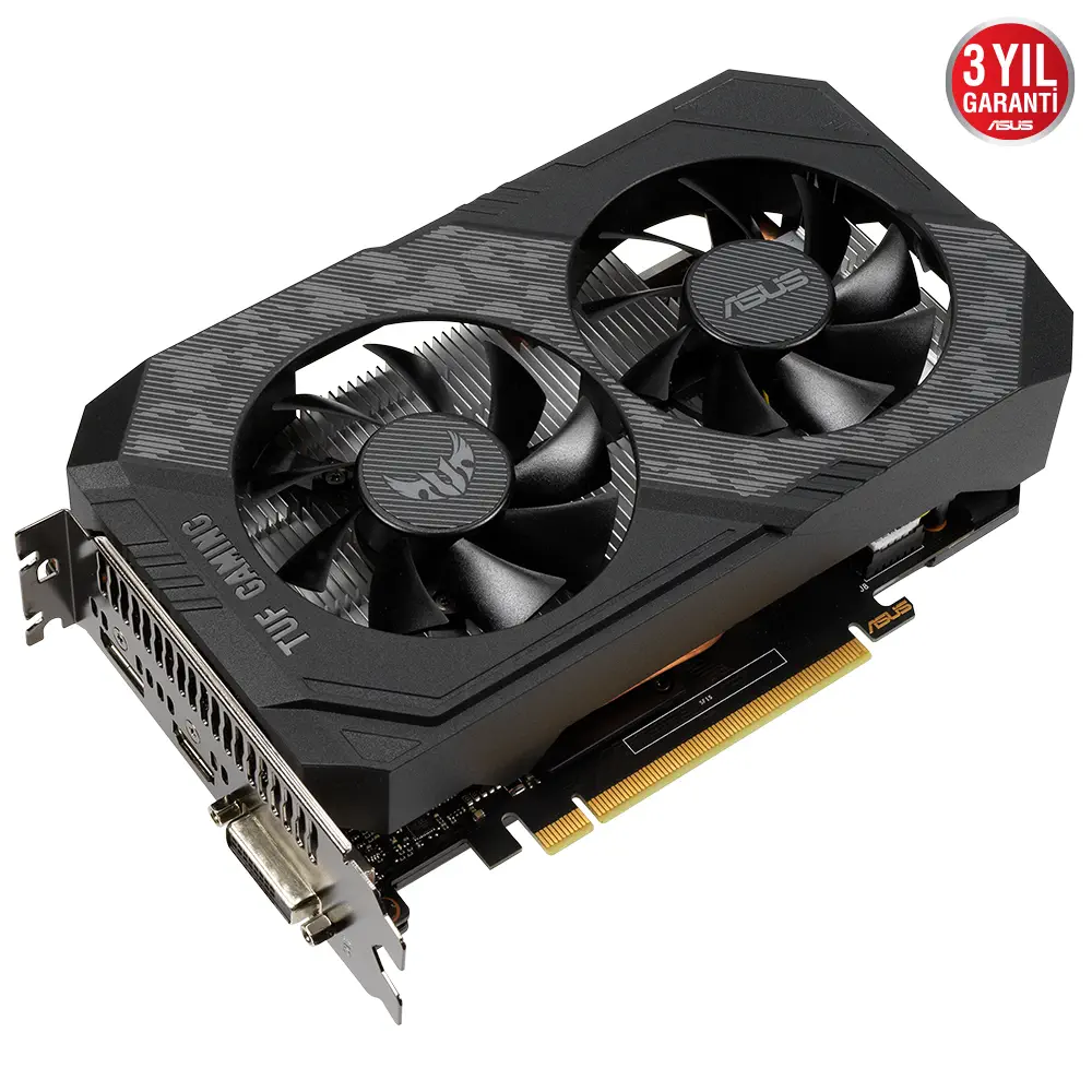 ASUS TUF-GTX1650-4GD6-GAMING GeForce GTX 1650 4GB GDDR6 128Bit DX12 Gaming (Oyuncu) Ekran Kartı