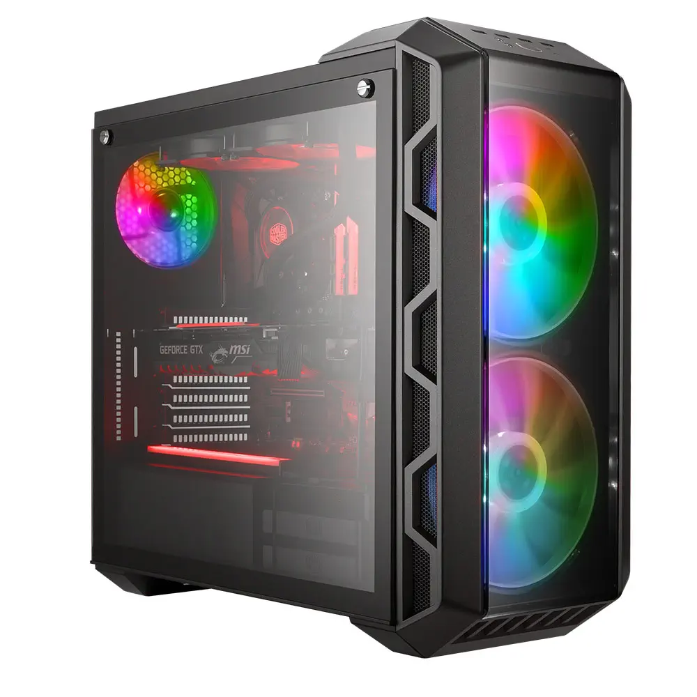 Cooler Master H500-TG MCM-H500-IGNB75-S02 750W 80+ Dahili PSU`lu Gaming (Oyuncu) Mid Tower Kasa