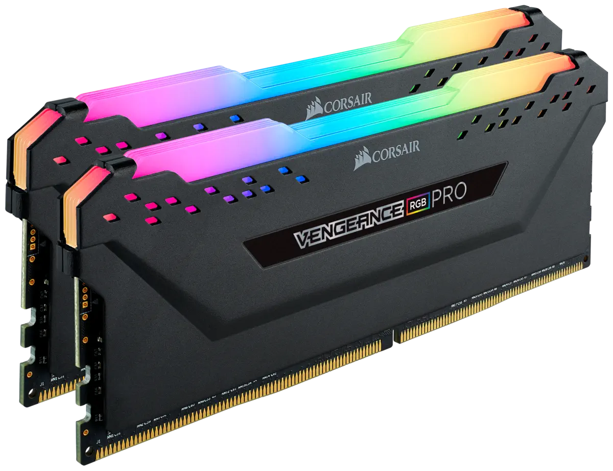 Corsair Vengeance RGB PRO CMW32GX4M2Z3600C18 32GB (2x16GB) DDR4 3600Mhz CL18 Siyah Gaming Ram (Bellek)
